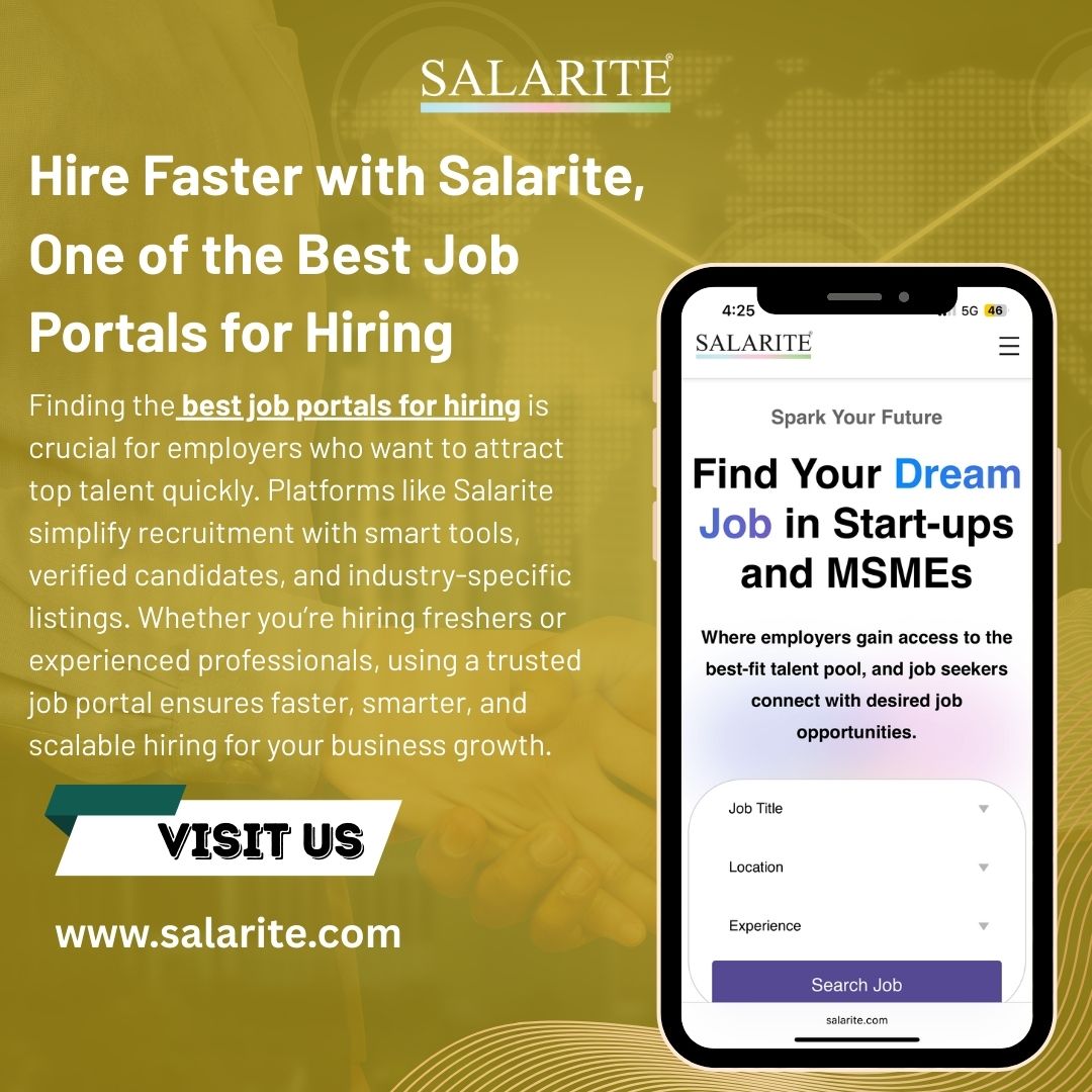 Hire Faster with Salarite, One of the Best Job Portals for Hiring